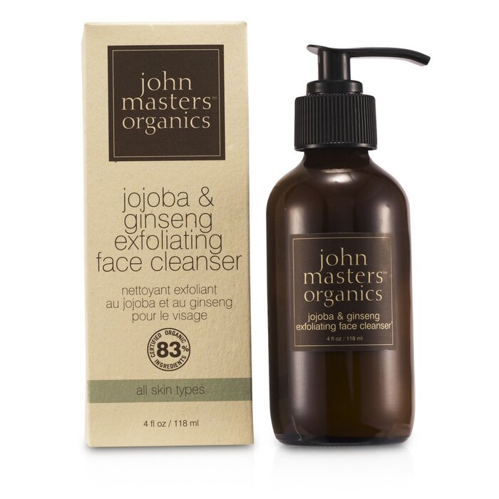 John Masters Organics Жожоба и Женьшень Отшелушивающий Очищающее Средство для Лица 107ml/3.6ozProduct Thumbnail