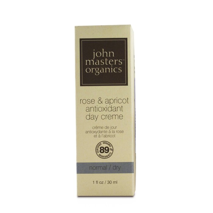 John Masters Organics Antyoksydacyjny krem na dzień z różą i morelą do skóry normalnej i suchej Rose & Apricot Antioxidant Day Cream (For Normal/ Dry Skin) 30ml/1ozProduct Thumbnail