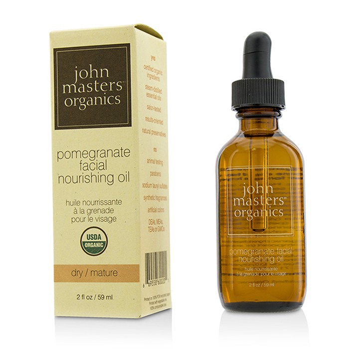John Masters Organics Odżywczy olejek do twarzy z granatem do skóry suchej i dojrzałej Pomegranate Facial Nourishing Oil (For Dry/ Mature Skin) 59ml/2ozProduct Thumbnail