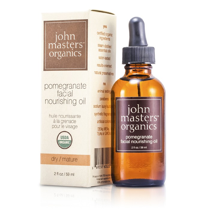 John Masters Organics Pomegranate Facial Nourishing Oil (For Dry/ Mature Skin) 59ml/2ozProduct Thumbnail