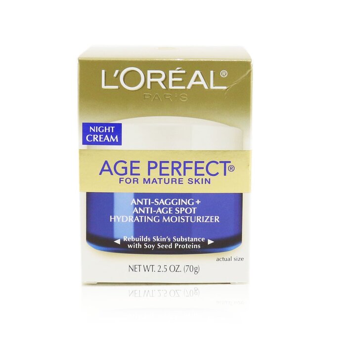 L'Oreal ครีมกลางคืน Skin Expertise Age Perfect ( สำหรับผิวสูงวัย ) 70g/2.5ozProduct Thumbnail