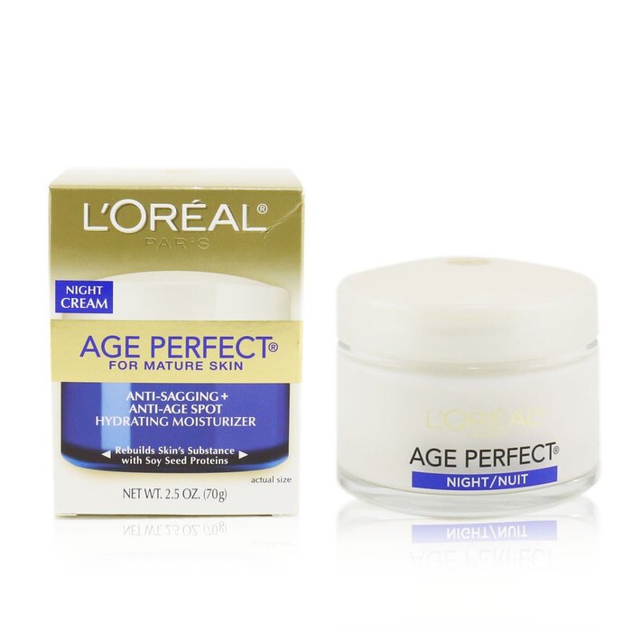 L'Oreal Noční omlazující krém Skin Expertise Age Perfect Night Cream ( pro zralou pleť ) 70g/2.5ozProduct Thumbnail