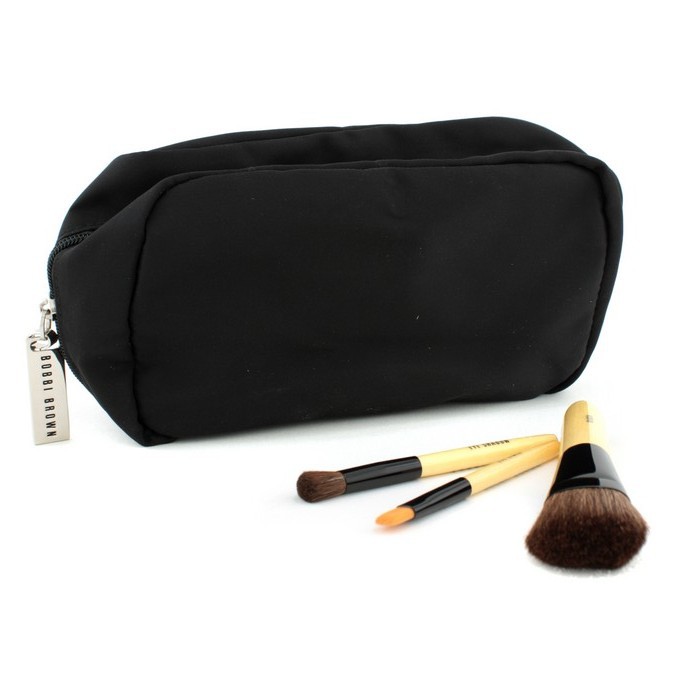 Bobbi Brown 4 Pieces Brush Set: 1x Mini Brush Blush, 1x Mini Eyeliner Brush, 1x Mini Eyeshadow Brush, 1x Bag (Unboxed) 3pcs+1bagProduct Thumbnail