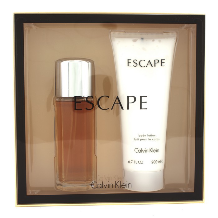 Calvin Klein Set Escape: Eau De Parfum Semprot 100ml/3.4oz + Losion Tubuh 200ml/6.7oz 2pcsProduct Thumbnail