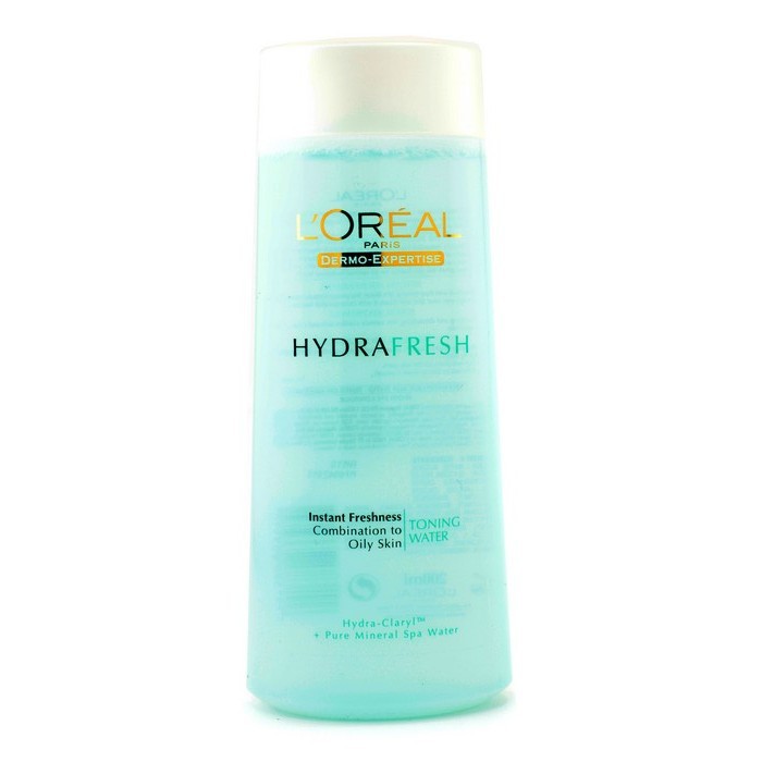 L'Oreal Dermo-Expertise Hydra Fresh Instant Freshness Toning Water (For Combination To Oily Skin) 200ml/6.7ozProduct Thumbnail