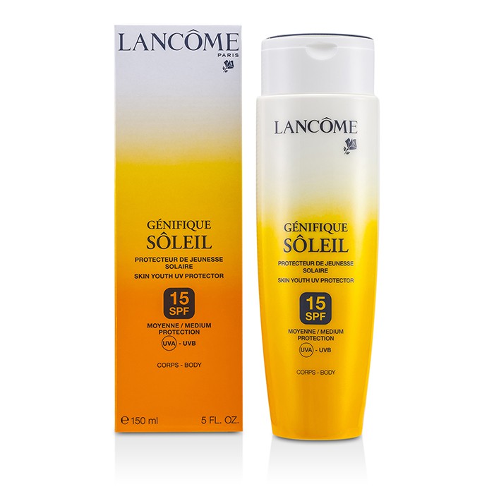 Lancome Omlazující emulze se sluneční ochrannou Genifique Soleil Skin Youth UV Protector SPF 15 UVA-UVB ( pro tělo ) 150ml/5ozProduct Thumbnail