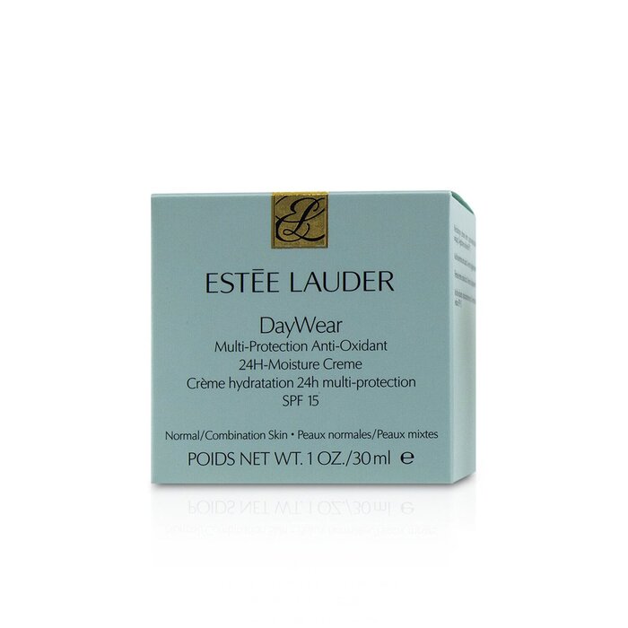 Estee Lauder DayWear Multi-Protection Anti-Oxidant 24H-Moisture Creme SPF 15 - קרם לחות עם הגנה מהשמש עבור עור רגיל/מעורב 30ml/1ozProduct Thumbnail