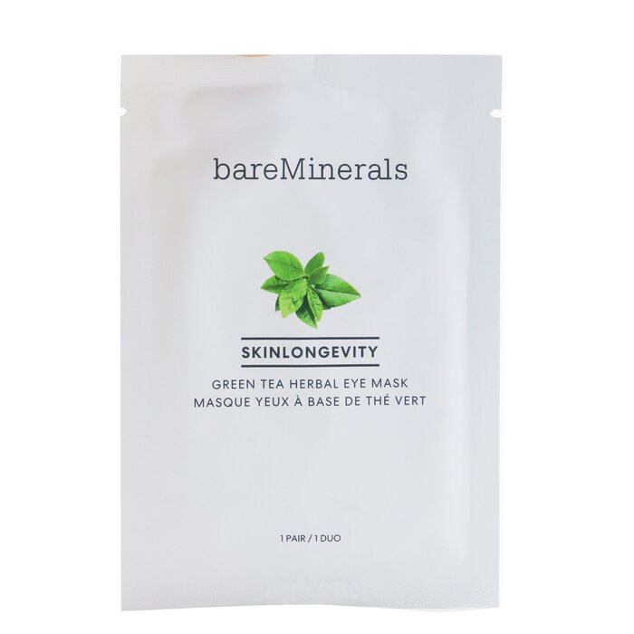 BareMinerals Skinlongevity Green Tea Herbal Eye Mask (Unboxed) 6pairsProduct Thumbnail