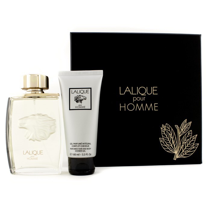 Lalique Estuche Lalique Pour Homme : Eau De Parfum Spray 125ml/4.2oz + Gel de Ducha Perfumado Para Cabello y Cuerpo 100ml/3.3oz 2pcsProduct Thumbnail