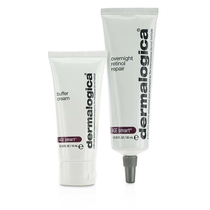 Dermalogica Age Smart Set: Overnight Retinol Repair 30ml + Buffer Cream 15ml (Unboxed) 2pcsProduct Thumbnail