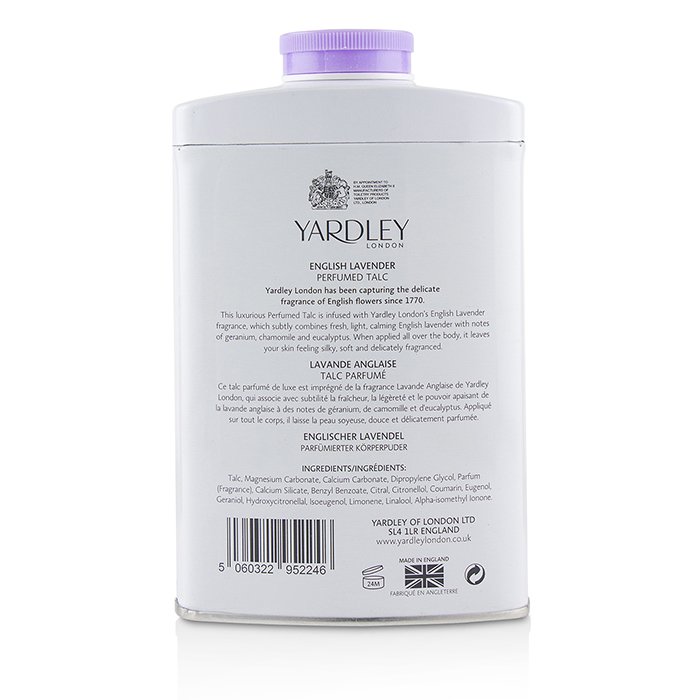 Yardley London English Lavender Perfumed Talc 200g/7ozProduct Thumbnail