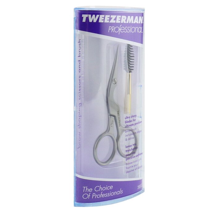 Tweezerman Tesoura Professional Stainless Brow Shaping Scissors & Brush 2pcsProduct Thumbnail