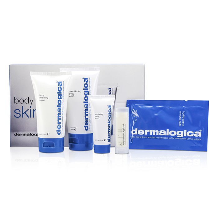 Dermalogica Sada Body Therapy Skin Kit: sprchový gel+ hydratační krém+ peeling + balzám na rty Climate Control Lip Trt 4pcsProduct Thumbnail