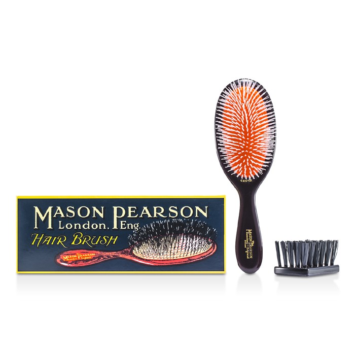 Mason Pearson Nylon - Нежная Нейлоновая Щетка Среднего Размера для Волос (Темный Рубин) 1pcProduct Thumbnail