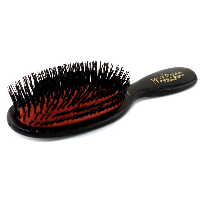 Mason Pearson Boar Bristle - Pocket Extra Pure Bistle Hair Brush (Dark Ruby) 1pcProduct Thumbnail