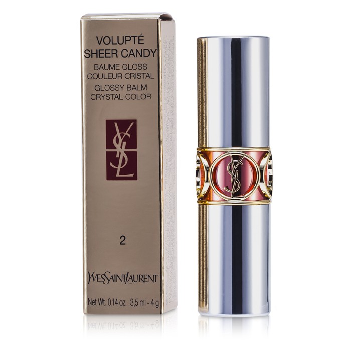 Yves Saint Laurent Sladek sijoč balzam v šminki Volupte Sheer Candy Lipstick (Glossy Balm Crystal Color) 4g/0.14ozProduct Thumbnail