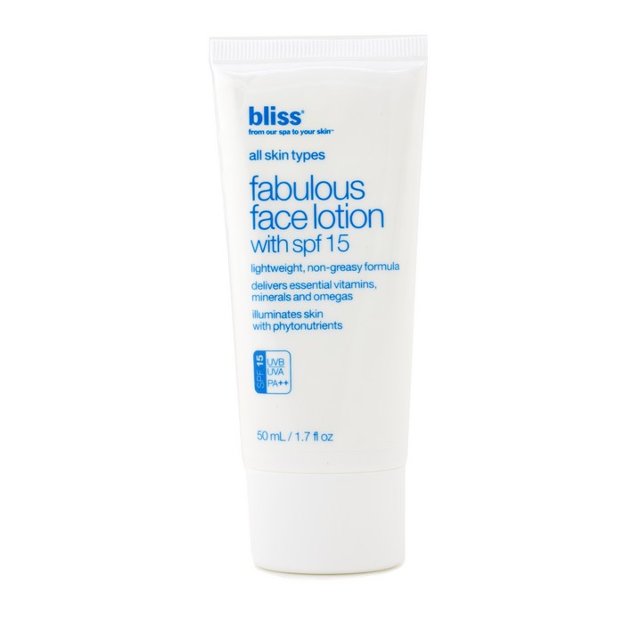 Bliss Fabulous Face Lotion with SPF 15 (Exp. Date: 07/2012) 50ml/1.7ozProduct Thumbnail