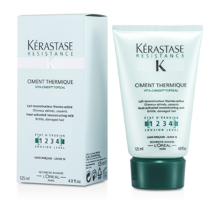 Kerastase Resistance Ciment Thermique - Heat-Activated Reconstructor Milk (For Brittle, Damaged Hair) 125ml/4.8ozProduct Thumbnail