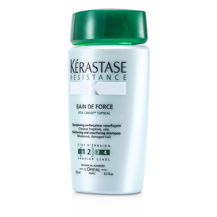 Kerastase Resistance Bain De Force Reinforcing And Resurfacing Shampoo (Weakened, Damaged Hair) 250ml/8.5ozProduct Thumbnail