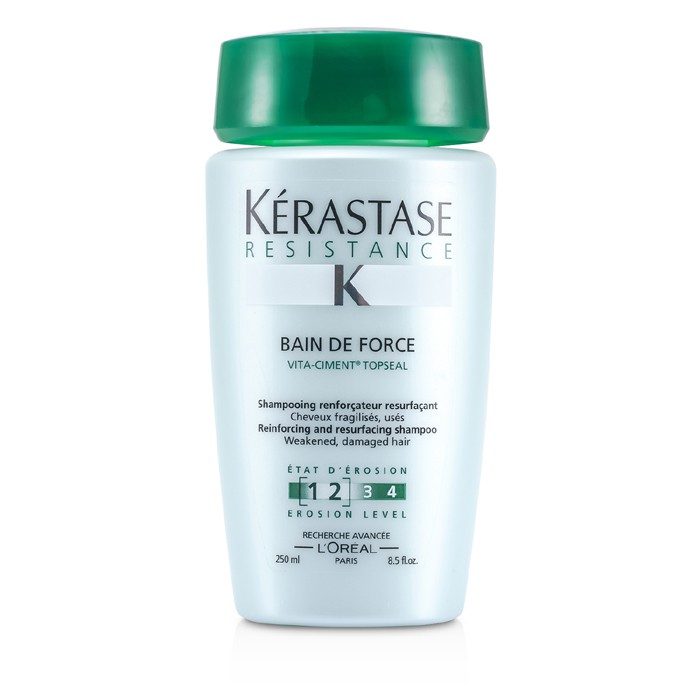 Kerastase Resistance Bain De Force Posilňujúci a obnovujúci šampón (pre oslabené, poškodené vlasy) 250ml/8.5ozProduct Thumbnail