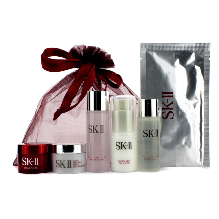 SK II SK II Promotion Set: Cleansing Oil 34ml + Emulsion 30g + Clear Lotion 30ml + Stempower 15g + Cleansing Cream 15g + Mask 6pcsProduct Thumbnail