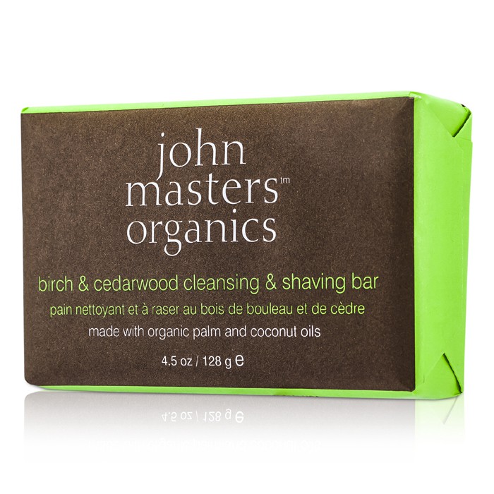 John Masters Organics Birch & Cedarwood Cleansing & Shaving Bar 128g/4.5ozProduct Thumbnail