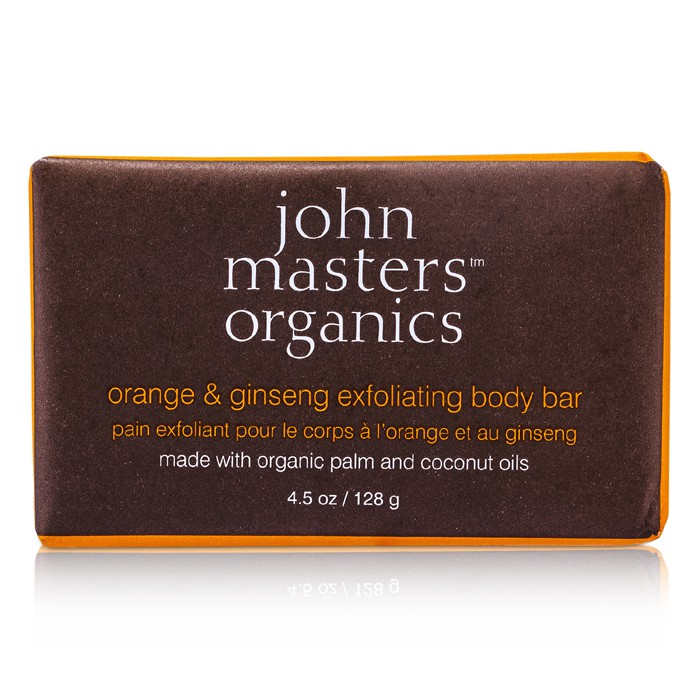 John Masters Organics صابون الجسم المقشر بالبرتقال والجينسنغ 128g/4.5ozProduct Thumbnail