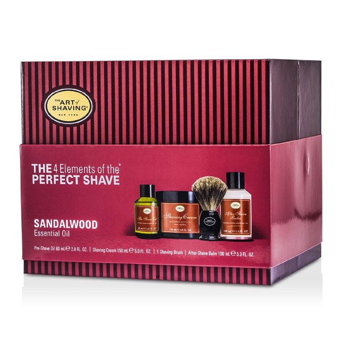 The Art Of Shaving The 4 Elements Of The Perfect Shave - Sandalwood (New Packaging) (Pre Shave Oil + Shave Crm + A/S Balm + Brush) 4pcsProduct Thumbnail