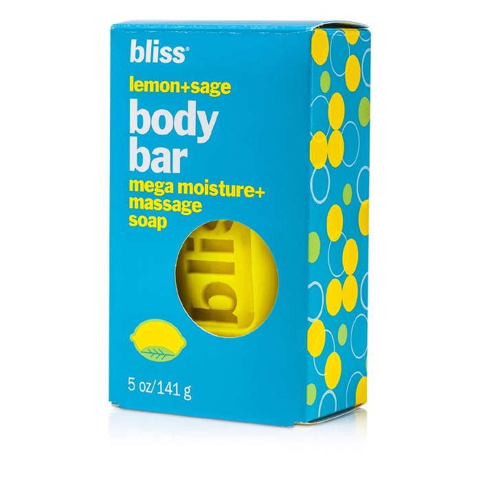 Bliss Sabonete Lemon + Sage Body Bar Mega Moisture+ Massage Soap 141g/5ozProduct Thumbnail
