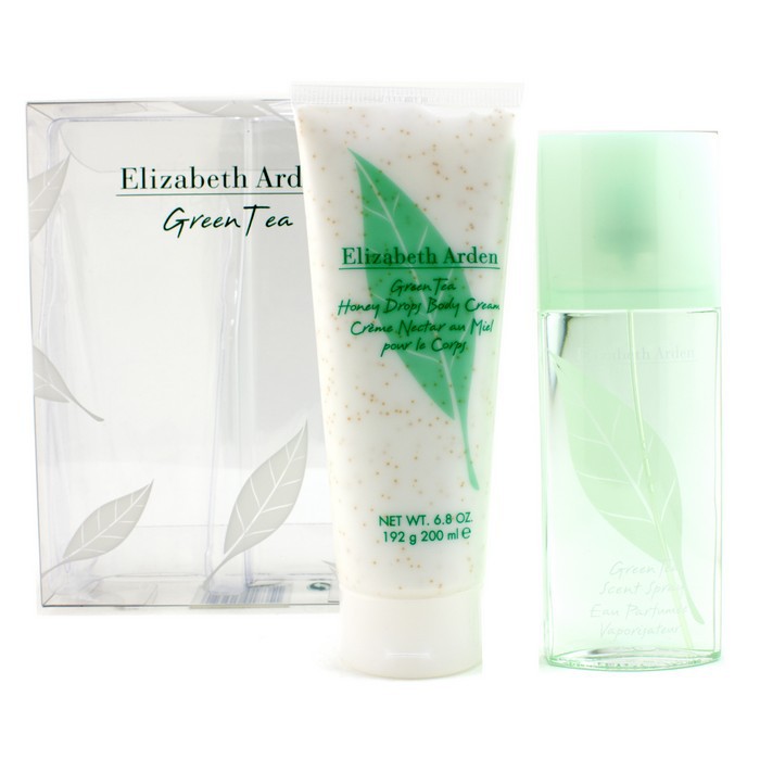 Elizabeth Arden Green Tea -rasia: Eau Parfumee Spray 100ml/3.3oz + Honey Drops vartalovoide 200ml/6.8oz 2pcsProduct Thumbnail