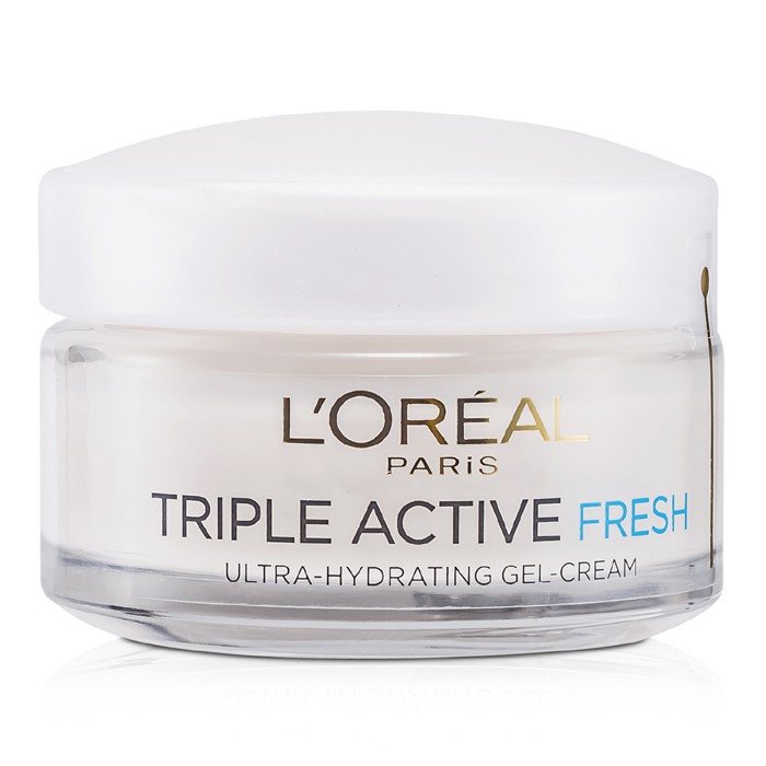 L'Oreal Triple Active Fresh Ultra-Hydrating Gel-Cream (For Dry & Sensitive Skin) 50ml/1.7ozProduct Thumbnail