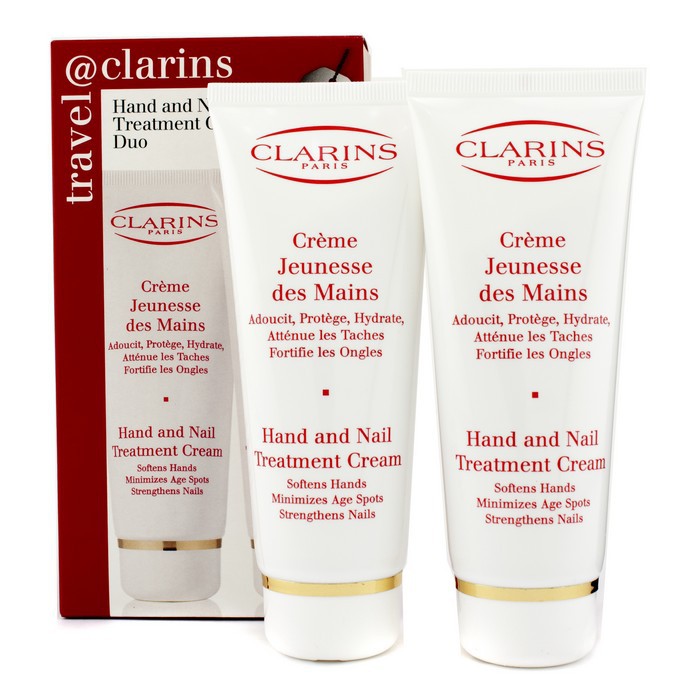Clarins مجموعة ثنائية لعلاج اليدين والأظافر 2x100ml/3.5ozProduct Thumbnail