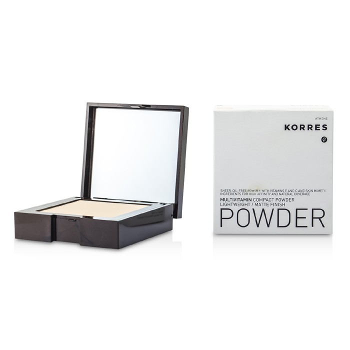 Korres Multiwitaminowy puder w kompakcie Multivitamin Lightweight/Matte Finish Compact Powder 10g/0.35ozProduct Thumbnail