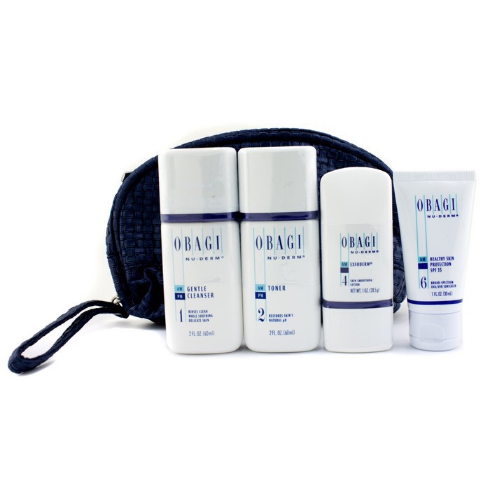 Obagi Obagi Set: Gentle Cleanser 60ml + Toner 60ml + Exfoderm Forte 28.5g + Healthy Skin Protection 30ml + Bag 4pcs+1bagProduct Thumbnail
