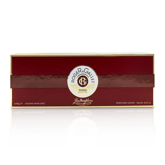 Roger & Gallet Caixa de sabonetes Jean Marie Farina Perfumed 3x100g/3.5ozProduct Thumbnail
