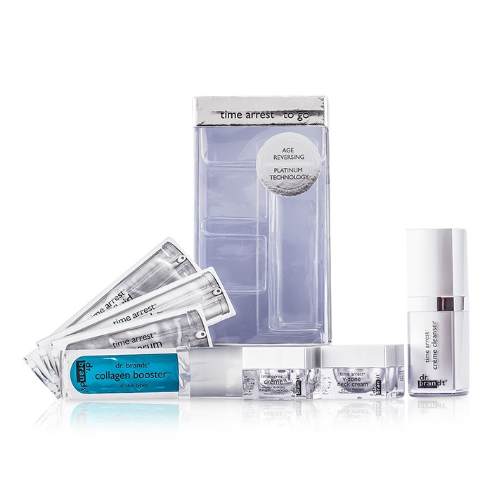 Dr. Brandt Time Arrest To Go: Creme Cleanser + Creme + Neck Cream + 4x Samples 7pcsProduct Thumbnail