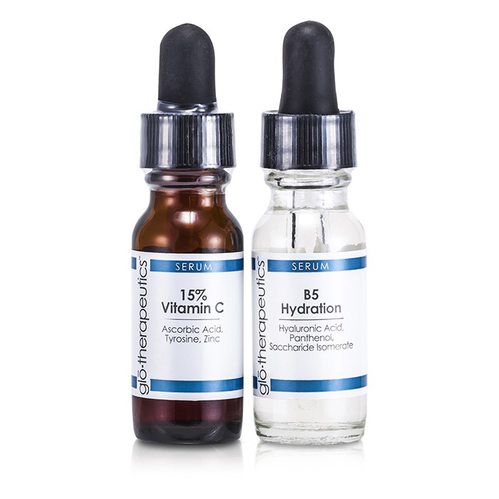 Glotherapeutics Set za poživitev kože: serum s 15% vitamina C + hranilni serum B5 Hydration 2pcsProduct Thumbnail
