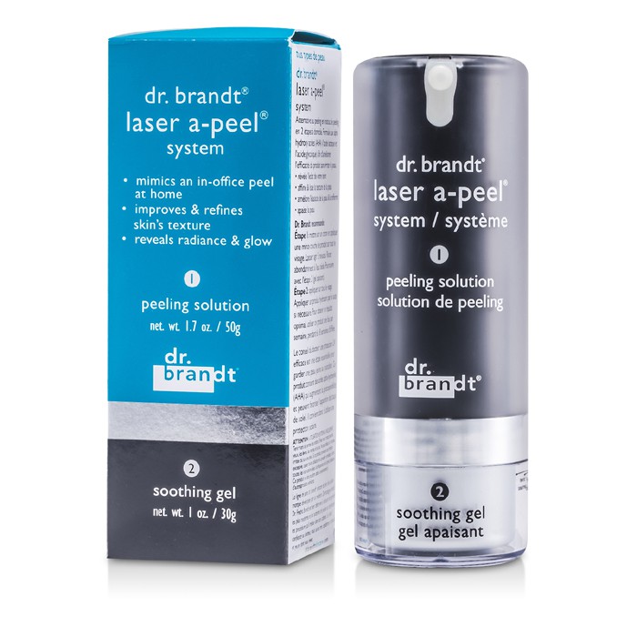 Dr. Brandt Sistema Laser A-Peel: Solución Exfoliante 1.7oz + Gel Calmante 1oz 50g+30gProduct Thumbnail