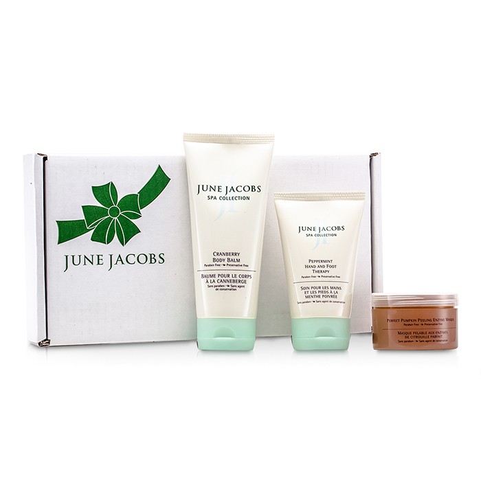 June Jacobs At Home Spa Kit: Peeling Masque + Hand & Foot Therapy + Body Balm 3pcsProduct Thumbnail