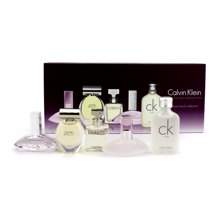Calvin Klein Deluxe Travel Collection: Euphoria Blossom 4ml + CK One 10ml + Euphoria + Eternity 5ml + CK Beauty 5ml 5pcsProduct Thumbnail