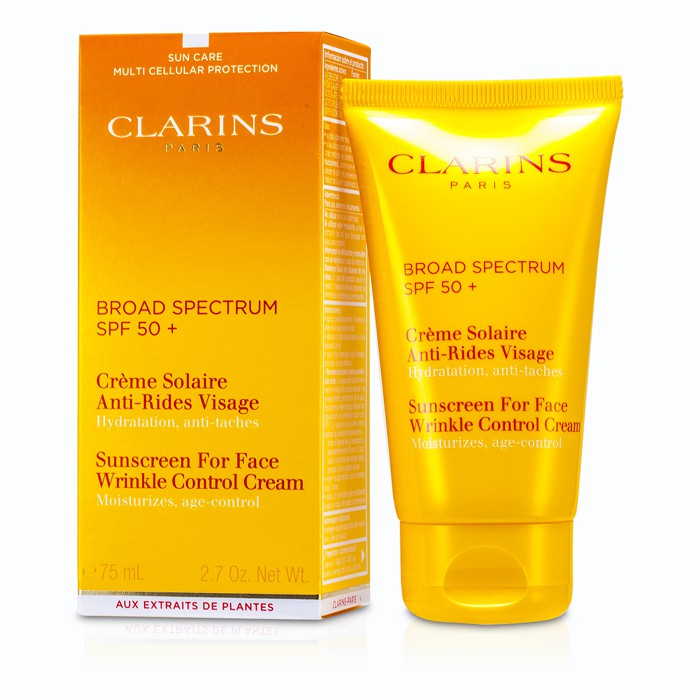 Clarins Pantalla Protectora Solar Anti arrugas alta protección Rostro SPF 50+ 75ml/2.7ozProduct Thumbnail