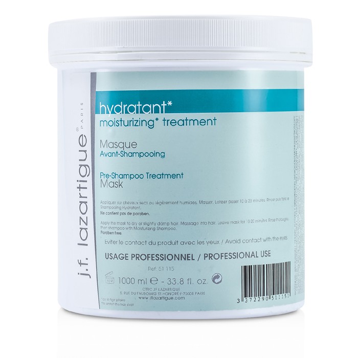 J. F. Lazartigue Hydratačná vlasová maska – pred šampónom (salónna veľkosť) 1000ml/33.8ozProduct Thumbnail