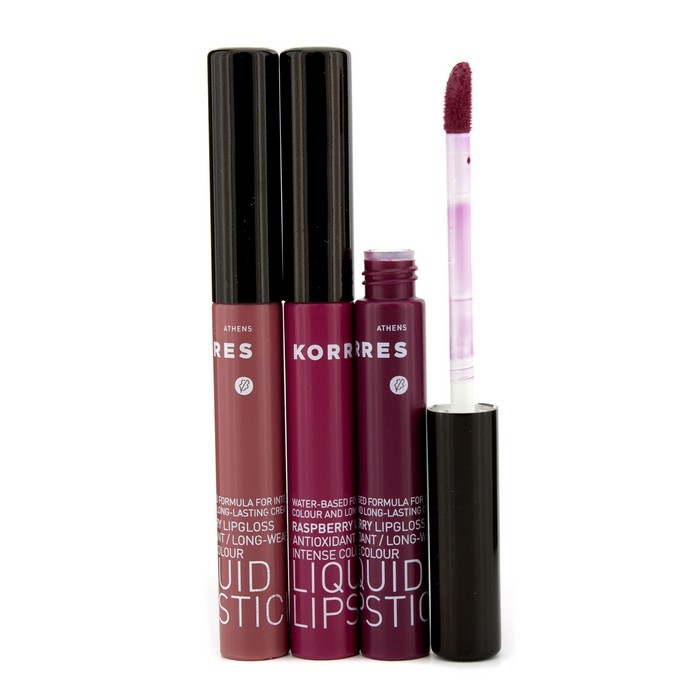 Korres Raspberry Antioxidant Liquid Lipstick Trio 3x3.5ml/0.12ozProduct Thumbnail