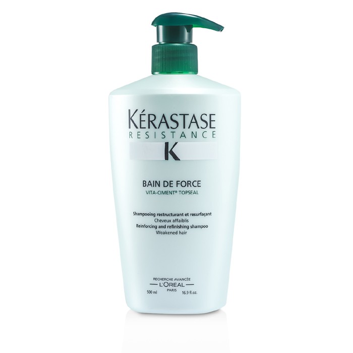 Kerastase Resistance Bain De Force Reinforcing And Refinishing Shampoo (Weakened Hair) 500ml/16.9ozProduct Thumbnail