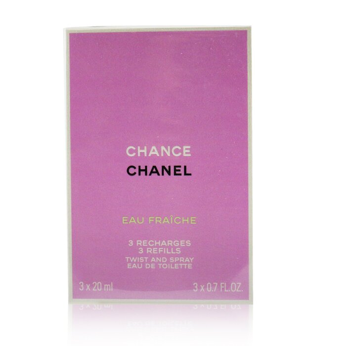 Chanel Chance Eau Fraiche Twist & Spray Eau De Toilette Refill 3x20ml/0.7ozProduct Thumbnail