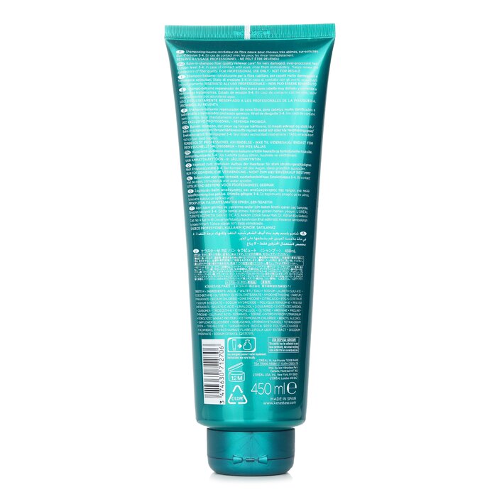 Kerastase Resistance Bain Therapiste Balm-In -Shampoo Fiber Quality Renewal Care (for veldig skadet, overprossesert hår) 450ml/15ozProduct Thumbnail