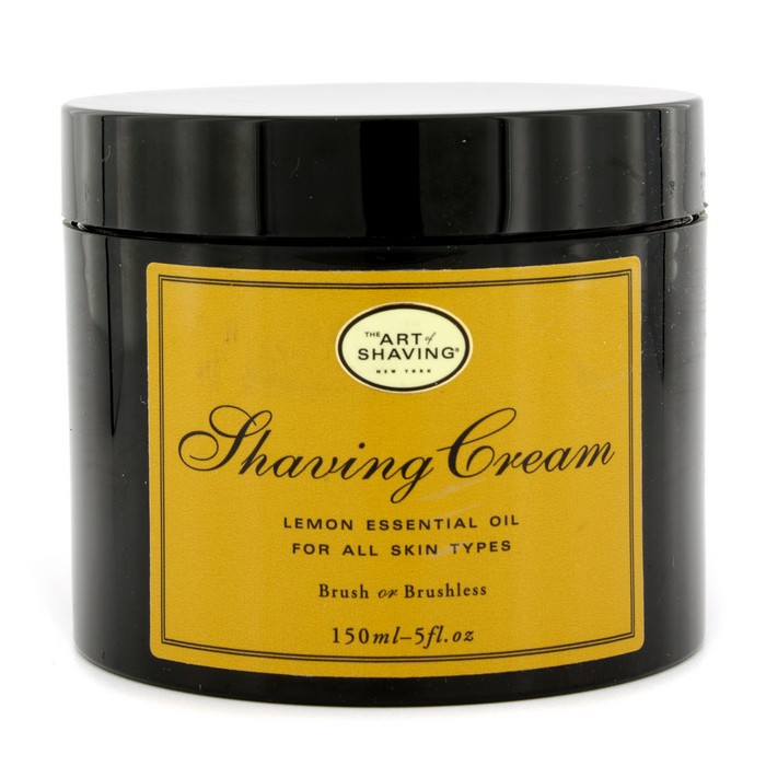 The Art Of Shaving Cytrynowy krem do golenia do każdego rodzaju skóry Shaving Cream - Lemon Essential Oil (bez pudełka) 150ml/5ozProduct Thumbnail