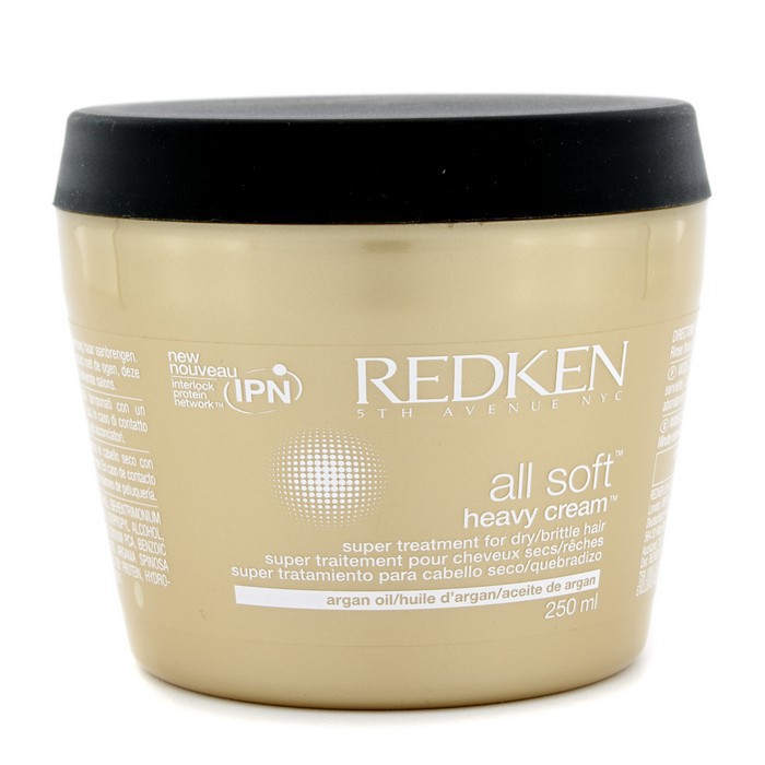 Redken All Soft Ισχυρή Κρέμα - Για Ξηρά/ Εύθραυστα Μαλλιά (Σύνθεση Πρωτεϊνης) (Βάζο) 250ml/8.4ozProduct Thumbnail