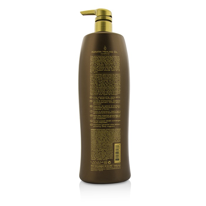 ランザ Lanza Keratin Healing Oil Shampoo 1000ml/34ozProduct Thumbnail