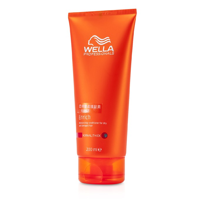 Wella Enrich Moisturizing Conditioner For Dry & Damaged Hair (Normal/ Thick) 200ml/6.7ozProduct Thumbnail